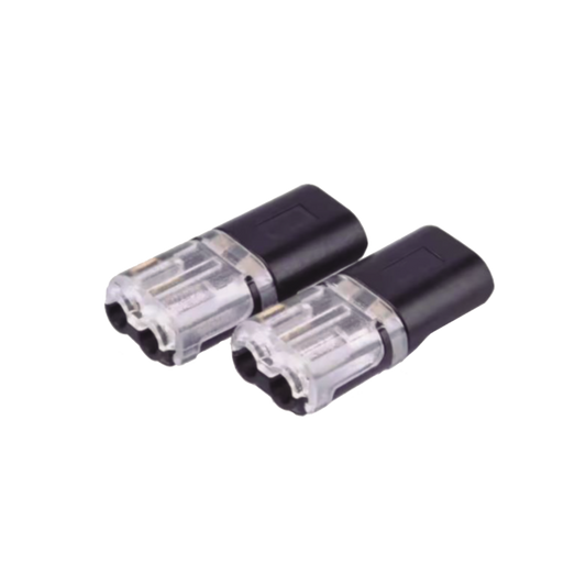 CON-10-19 - Bolsa con 25 conectores / Enchufables / Para 2 cables / compatibles en calibre 22 al 18 AWG