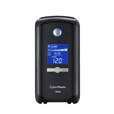 CP1000AVRLCD UPS de 1000 VA/600 W, Topología Línea Interactiva, Entrada 120 Vca NEMA 5-15P, Tipo Mini Torre, Con 9 Tomas NEMA 5-15R