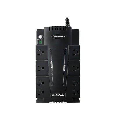 CP425SLG UPS de 425 VA/255 W, Topología Standby, Entrada 120 Vca NEMA 5-15P, Tipo Gabinete Compacto, Con 8 Tomas NEMA 5-15R