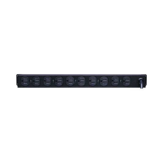CPS1215RM - PDU Básico Para Distribución de Energía, Con 10 Tomas NEMA 5-15R Traseras, 1UR, 15 Amp, 120 Vca