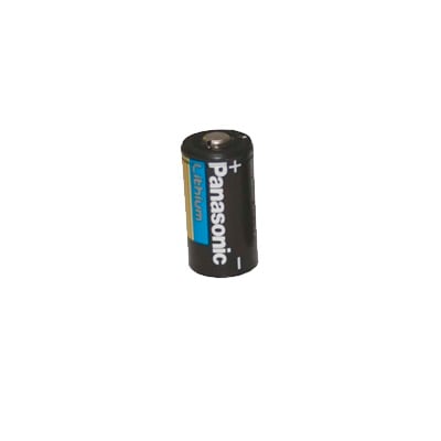 CR123AP Batería de litio PANASONIC / 3 Vcc /1,550 mAh / Aplicación en transmisores de alarma inalámbricos