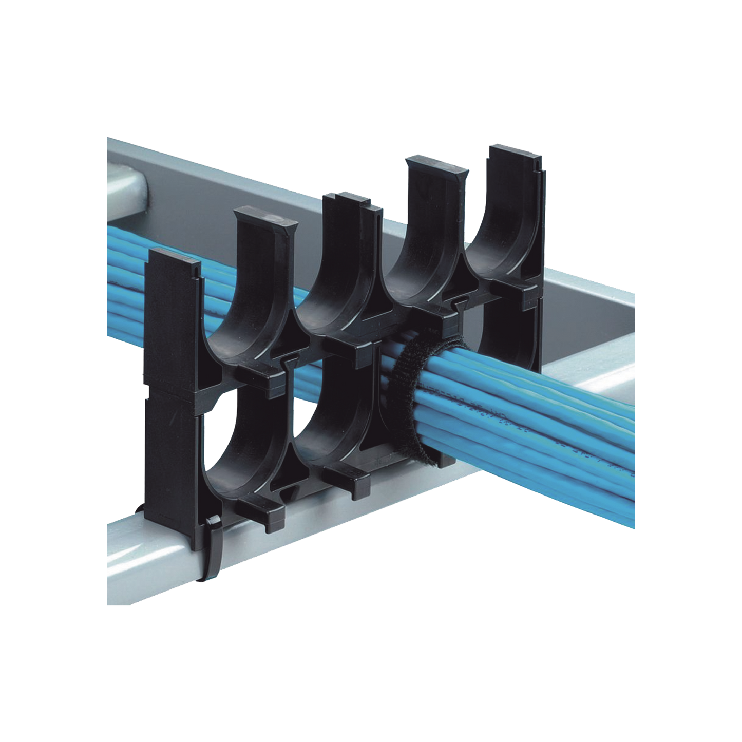 CRS1-125-X - Espaciador de Cables de Nylon 6.6, Con 1 Espacio de 1.25 in (31.8 mm) de Diámetro, Color Negro, 1 Pieza