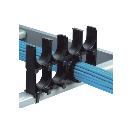 CRS1-125-X - Espaciador de Cables de Nylon 6.6, Con 1 Espacio de 1.25 in (31.8 mm) de Diámetro, Color Negro, 1 Pieza