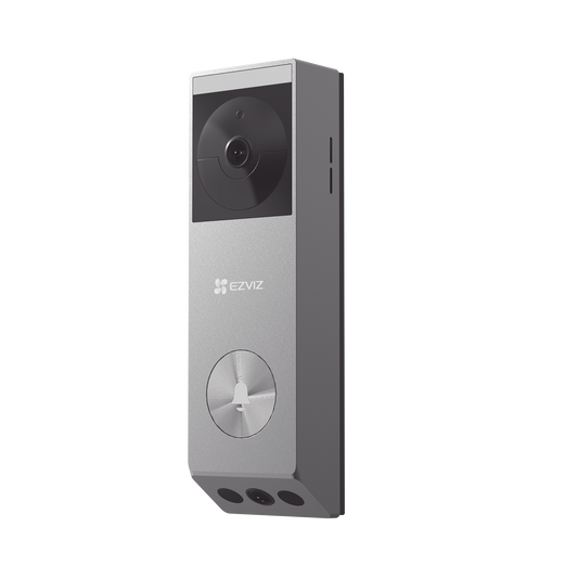 CS-EP3X Doorbell de Bateria Recargable con Transformador o Panel Solar (Incluye Panel) / 3 megapíxel / Doble Lente / Protección IP65 / Audio de Dos Vías