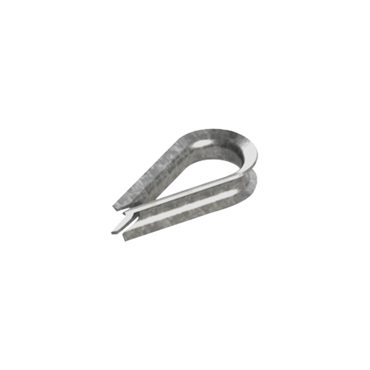 CUELLO-14LS Guardacabos/cuello 1/4 acero con electro galvanizado.