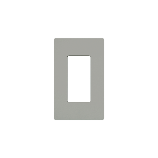 CW1GR Placa de pared 1 espacio, para atenuador (dimmer), switch ó control remoto PICO inalámbrico.