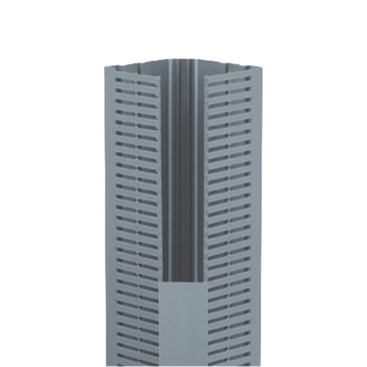CWD4LG6 - Canaleta para Cable en Esquina, 5.33" x 4.58", 6 Pies, Color Gris