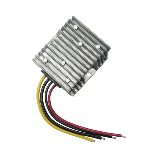 CX-12-24-10 - Convertidor DC-DC / 12V a 24V / 240W / 10A / Eficiencia 93% / IPX7 / Protecciones Múltiples / Industrial
