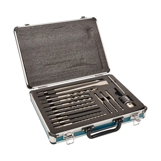 D-71205 - Juego de 14 piezas de Brocas, Cinceles y Broquero SDS Plus Makita