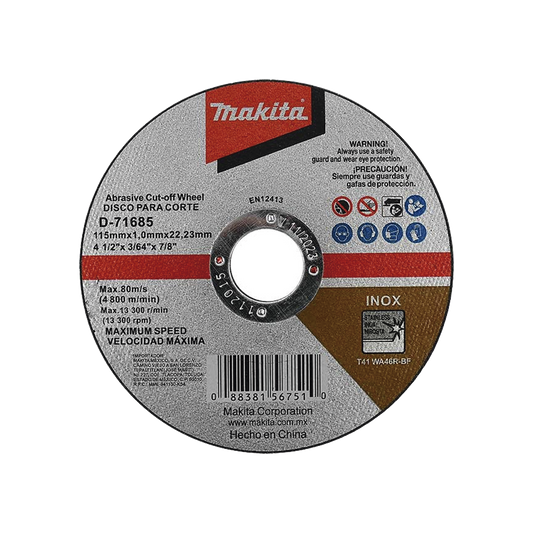 D71685 - Disco 4 - 1/2"/ Inox y Acero