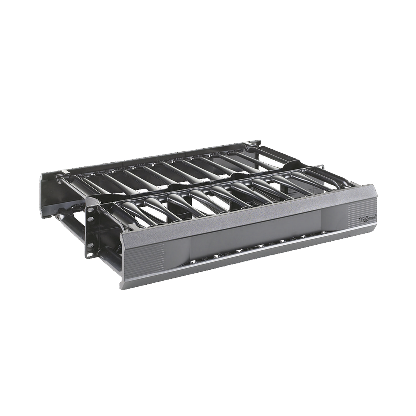 DCHD2 - Organizador de Cables Horizontal CableTek, Doble (Frontal y Posterior), Para Rack de 19in, 2UR