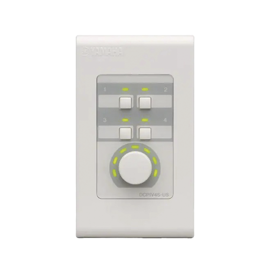 DCP1V4S - Panel de Control Digital | 1 Volumen | 4 Switches Configurables | Compatible con Procesadores Serie MA, PA, y MTX