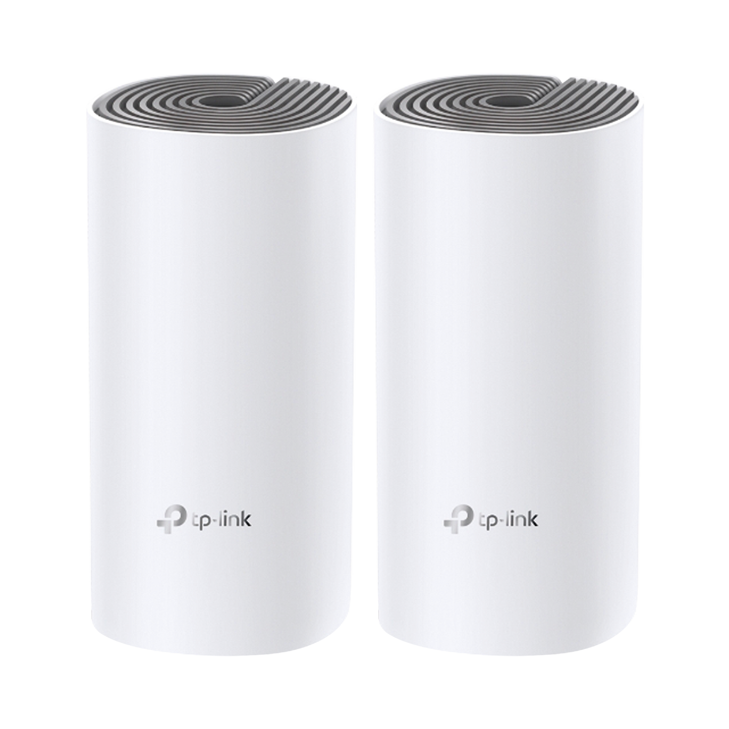 DECOE4-2PACK Kit de Router inalámbrico mesh Deco E4 para Hogar / Doble banda AC 1200  / 2 puertos 10/100 Mbps / Compatible con amazon alexa.