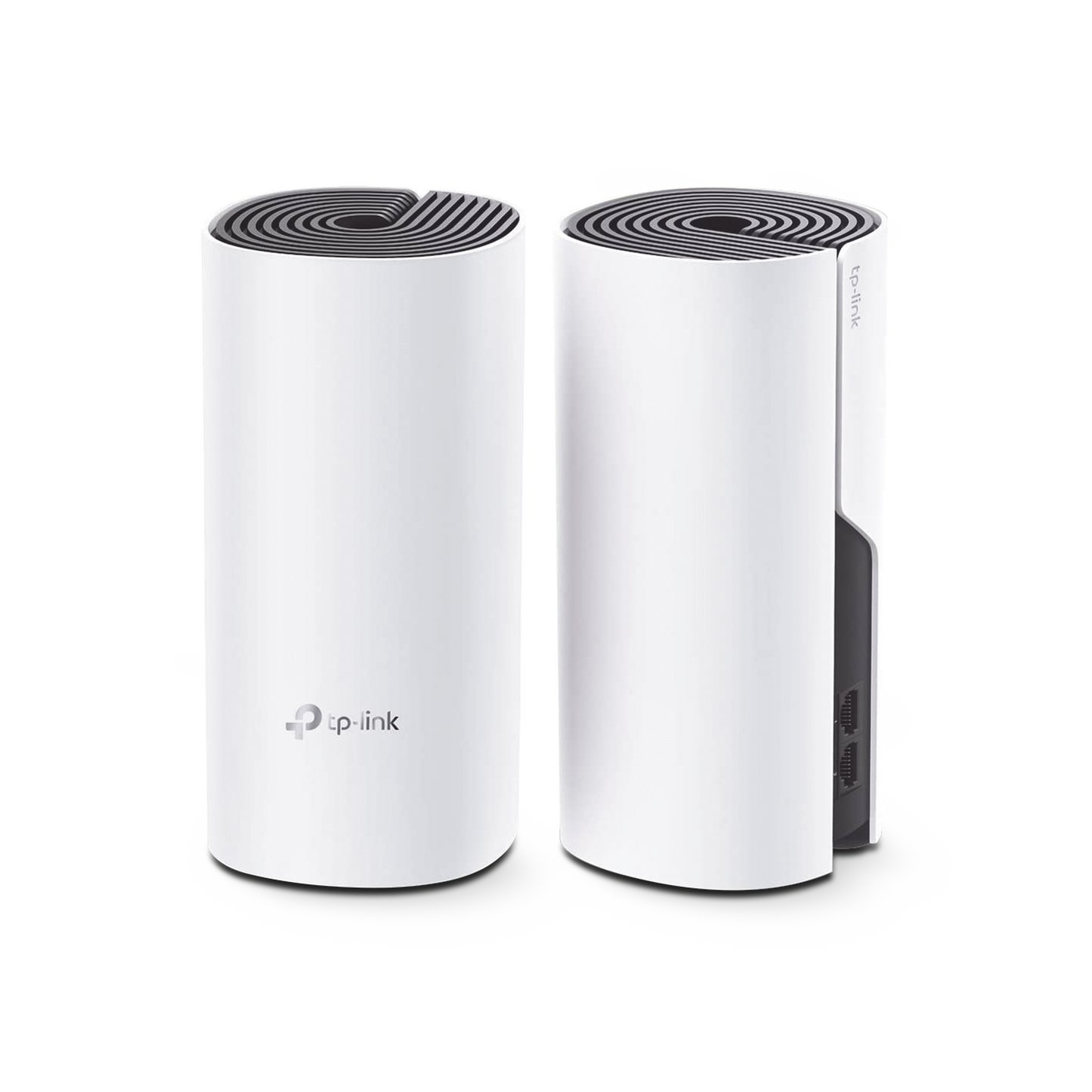 DECOM4-2PACK KIT 2 Routers Inalámbricos MESH Interior para Hogar / Doble Banda Wi-Fi 5 AC1200 Mbps / 2 Puerto Gigabit WAN/LAN / 2 Antenas Internas / Administración Mediante la App Deco (iOS, Android)
