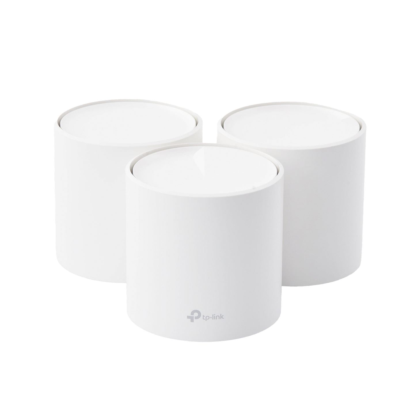 DECOX20-3PACK Kit 3 Routers Inalámbricos MESH Interior para Hogar / Doble Banda Wi-Fi 6 AX1800 Mbps / 2 Puerto Gigabit WAN/LAN / 2 Antenas Internas / Administración Mediante la App Deco (iOS, Android) / Protección HomeShield