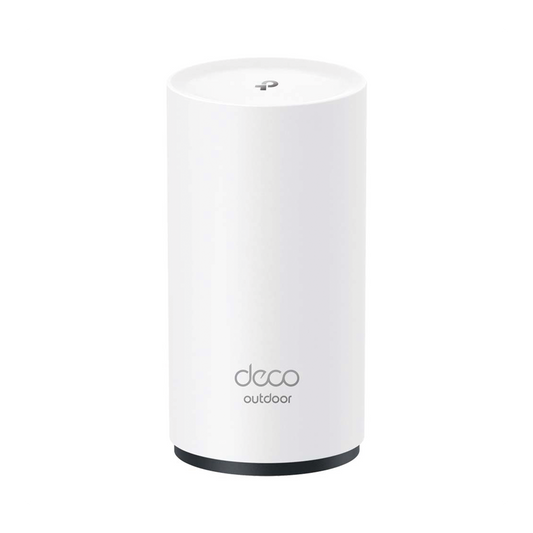 DECOX50-OUTDOOR - Router Inalámbrico MESH Exterior para Hogar / Doble Banda Wi-Fi 6 AX3000 Mbps / 2 Puerto Gigabit WAN/LAN / Puertos PoE 802.3 af/at Entrada / 2 Antenas Internas / Protección IP65 / Administración Mediante la App Deco (iOS, Android)
