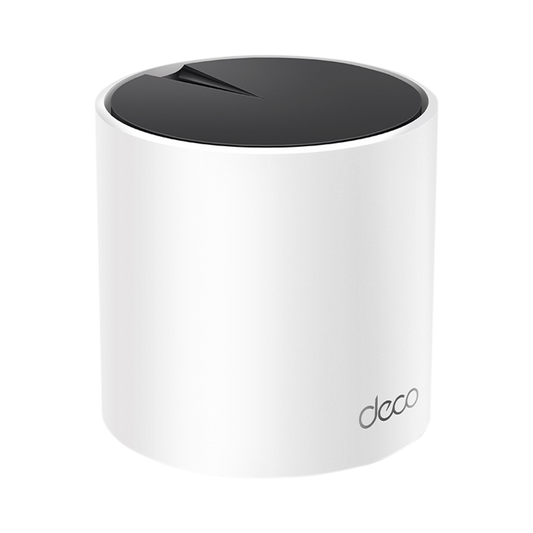DECOX55 - Router Inalámbrico MESH Interior para Hogar / Doble Banda Wi-Fi 6 AX3000 Mbps / 3 Puerto Gigabit WAN/LAN / 2 Antenas Internas / Administración Mediante la App Deco (iOS, Android) / Protección HomeShield