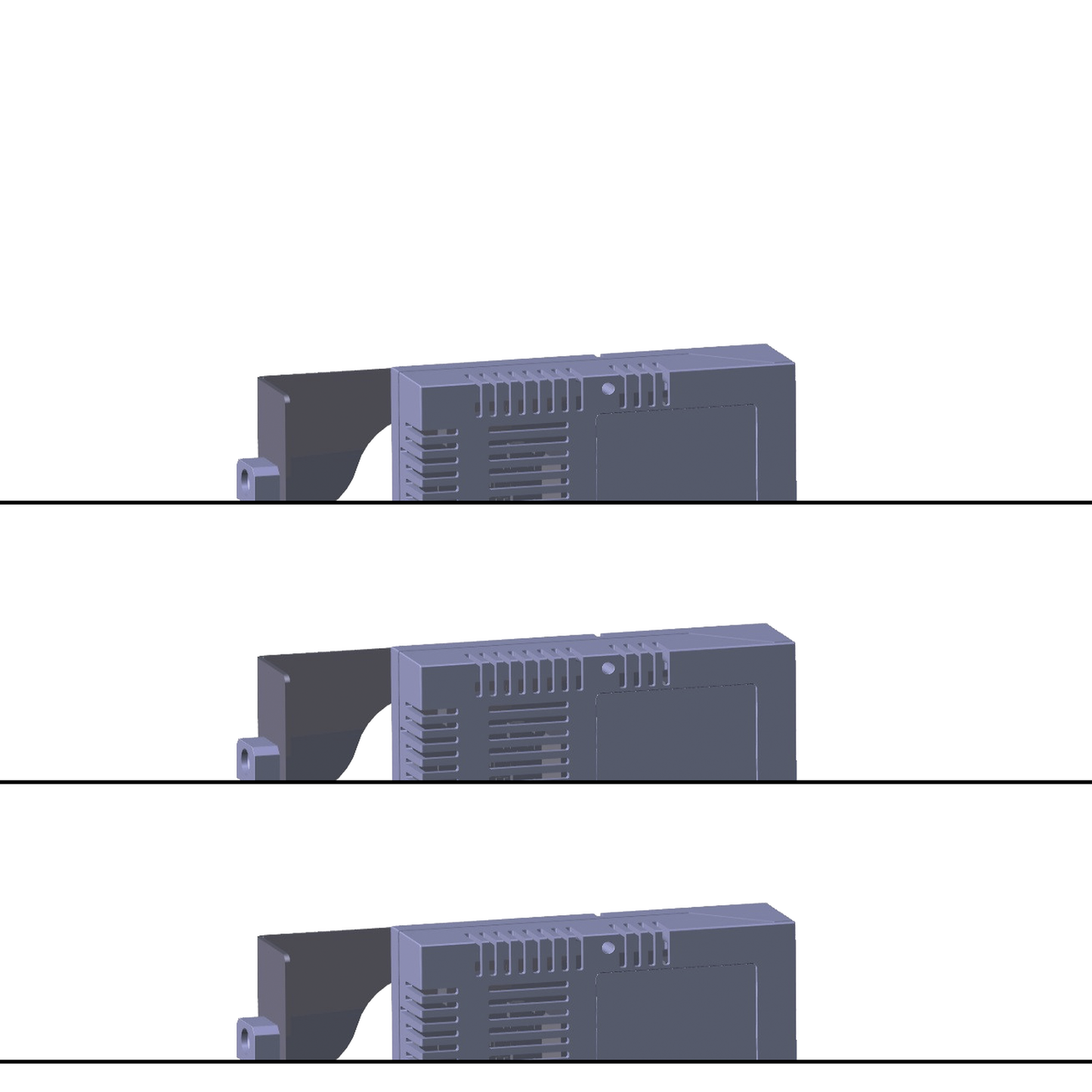 DIN6 Montaje para riel de Rack, switch NetonixWS-6-MINI