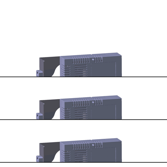 DIN6 Montaje para riel de Rack, switch NetonixWS-6-MINI