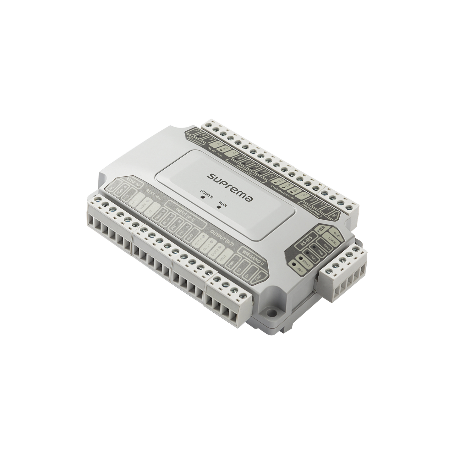 DM20 Módulo para Control de Puertas / 2 Entradas/Salidas Weigand / 4 Salidas de Relevador tipo C / Uso con BioStar 2