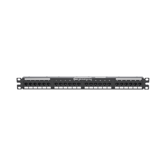 DP24688TGY - Panel de Parcheo de Impacto (110), Plano, Categor�a 6, de 24 Puertos, 1UR