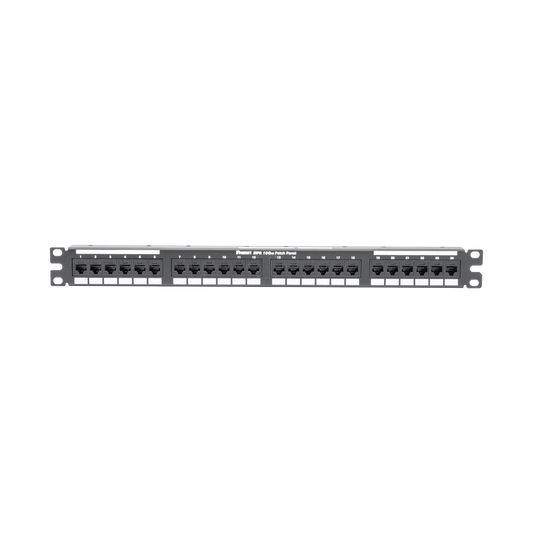 DP246X88TGY - Panel de Parcheo de Impacto (110), Plano, Categor�a 6A, de 24 Puertos, 1UR