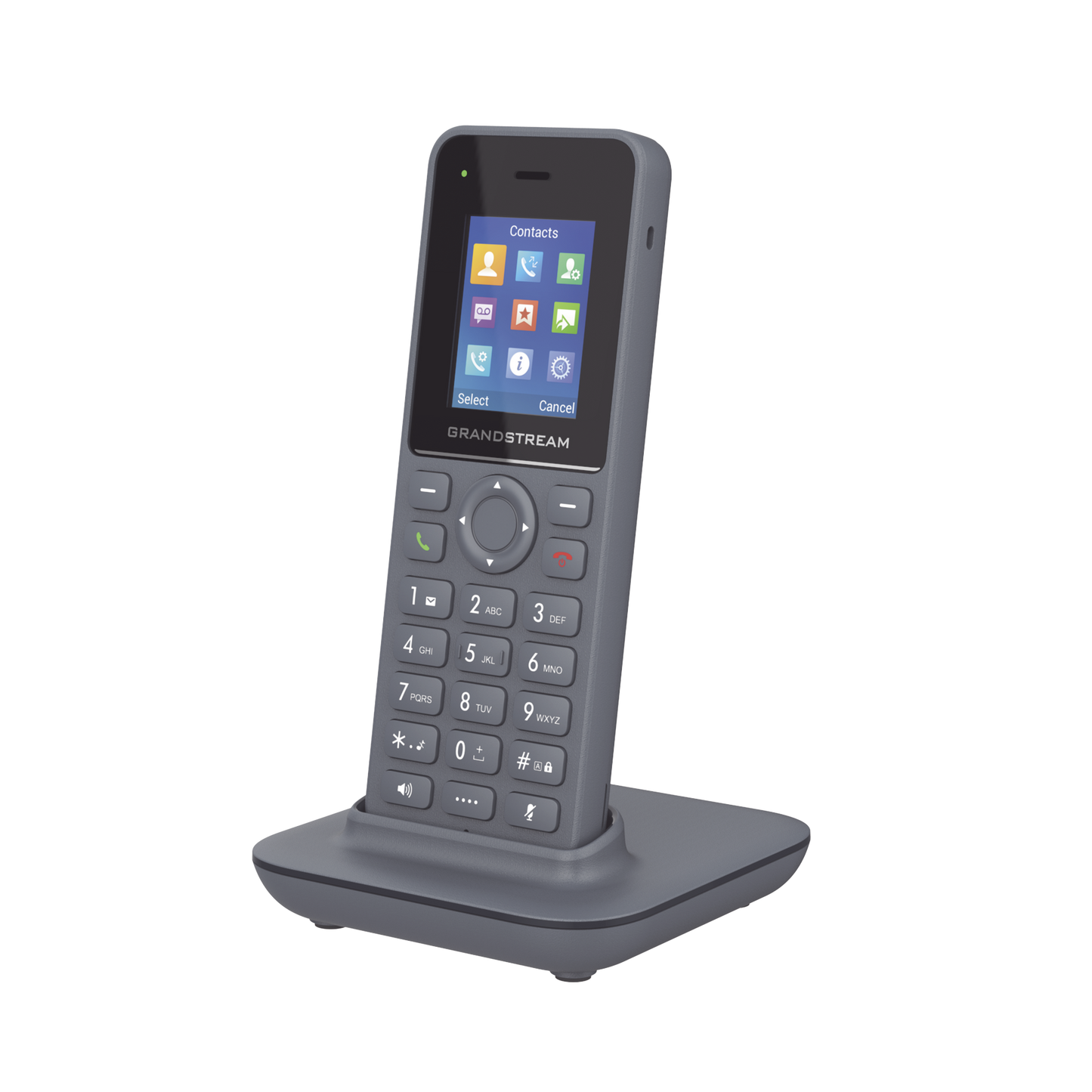 DP725 - Teléfono Inalámbrico DECT HD, Hasta 20 cuentas SIP por sistema, Conferencia de audio de 3 vías, Audio HD