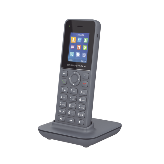 DP725 - Teléfono Inalámbrico DECT HD, Hasta 20 cuentas SIP por sistema, Conferencia de audio de 3 vías, Audio HD