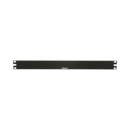 DPFP1 Tapa Ciega Para Rack Estándar de 19in, Plano, de Acero, 1UR, Color Negro