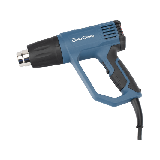 DQB-03-1600 - Pistola de Calor de 1600W, con 3 niveles de Temperatura variable, Incluye 2 Boquillas