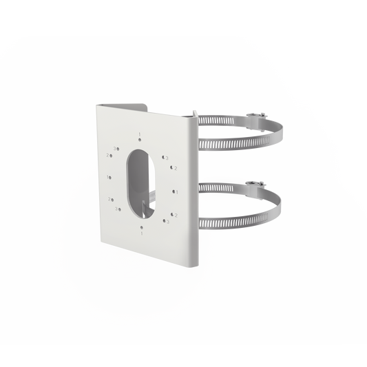 DS-1275ZJ-S-SUS Montaje de Poste para Cámaras DS-2CD26 / DS-2CD3656G2T-IZS(C) / Acero Inoxidable