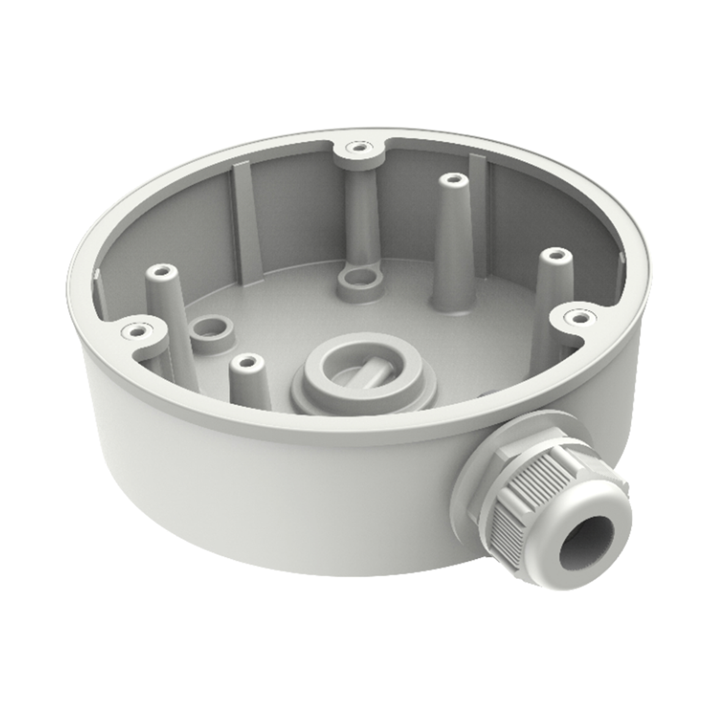 DS-1280ZJ-PT6 - Caja de Conexiones de Exterior para Cámaras Tipo Domo / Compatible con DS-2CD2387XX