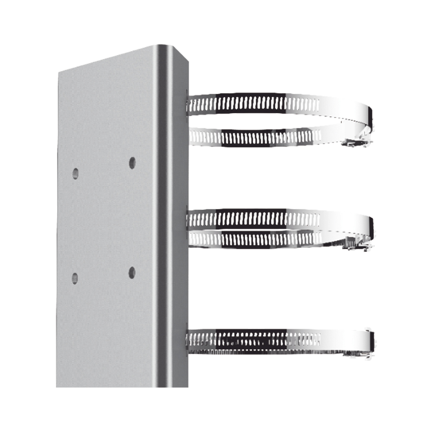 DS-1673ZJ-P - Montaje de Poste para PTZ / Acero Inoxidable / Compatible con PTZ HIKVISION