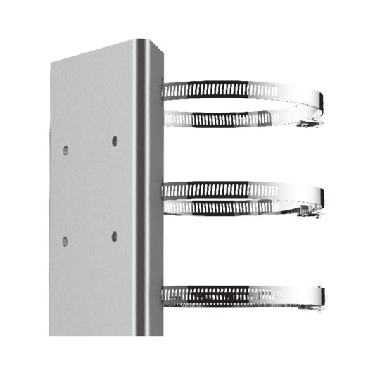DS-1673ZJ-P - Montaje de Poste para PTZ / Acero Inoxidable / Compatible con PTZ HIKVISION