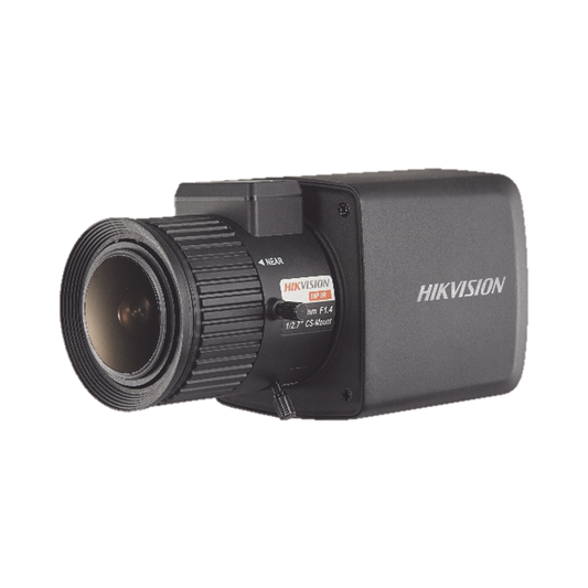 DS-2CC12D8T-AMM Cámara Tipo Box (Profesional) TURBOHD 2 Megapixel (1080p) / Diseño Compacto / Ultra Baja Iluminación / WDR Real 120 dB / 12 VCD / 24 VCA