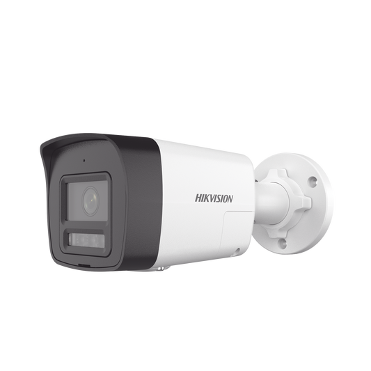 DS-2CD1043G2-LIUF/SL [PROTECCIÓN ACTIVA] Bala IP 4 Megapixel / Lente 2.8 mm / Dual Light (30 mts IR + 20 mts Luz Blanca)  / Audio de Dos Vías /  Luz Intermitente y Alerta de Audio / Micrófono Integrado / ACUSENSE Lite / Exterior IP67 / H.265 / PoE / ONVIF
