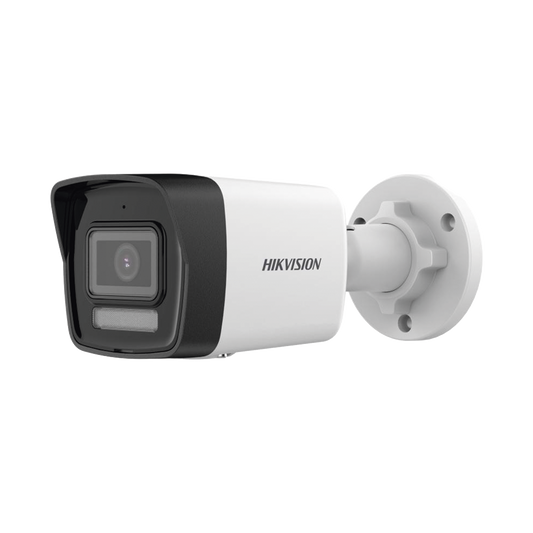 DS-2CD1063G2-LIU Bala IP 6 Megapixel / Lente 2.8 mm / Dual Light (30 mts IR + 20 mts Luz Blanca) / Micrófono Integrado / ACUSENSE Lite / Exterior IP67 / H.265 / PoE / ONVIF