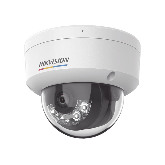 DS-2CD1167G2H-LIUF Domo IP 6 Megapíxel / ACUSENSE Lite (Detección de Movimiento en Humanos y Vehículos)  / Lente 2.8 mm / Luz Blanca 30 mts / Imagen a Color 24/7 / Exterior IP67 /  WDR 120 dB / PoE / ONVIF
