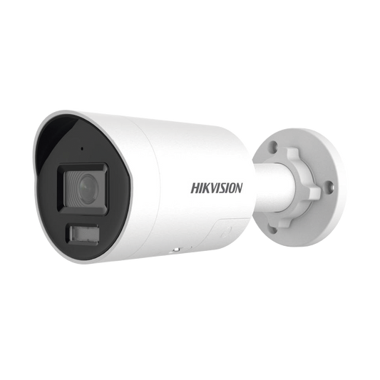 DS-2CD2087G2H-LIU/SL [Dual Light + ColorVu] Bala IP 8 Megapixel (4K) / Lente 2.8 mm / 40 mts IR + 40 mts Luz Blanca / Exterior IP67 / Luz Intermitente y Alerta de Audio / Micrófono Integrado / ACUSENSE (Filtro de Falsas Alarmas) / Metal / ACUSEARCH