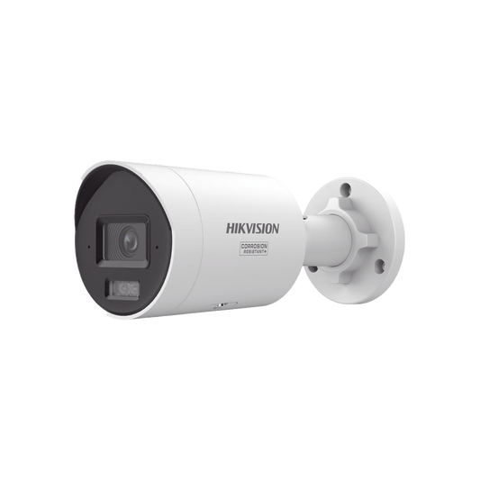 DS-2CD2087G3-LI2UY - [Dual Light + ColorVu 3.0 + HikAI] Bala IP 8 Megapixel / Lente 2.8 mm / 40 mts IR + Luz Blanca / 2 Microfonos Integrados / Exterior IP67 /  WDR 130 dB / ACUSENSE 3.0 / Metal / NEMA 4X / ACUSEARCH
