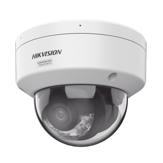 DS-2CD2187G3-LIS2UY - [Dual Light + ColorVu 3.0 + HikAI] Domo IP 8 Megapixel / Lente 2.8 mm / 30 mts IR + Luz Blanca / 2 Microfonos Integrados / Exterior IP67 / WDR 130 dB / ACUSENSE 3.0 / Metal / NEMA 4X / ACUSEARCH