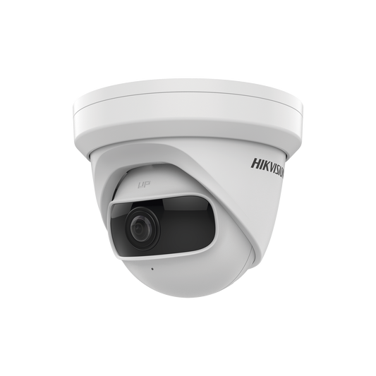 DS-2CD2345G0P-I Turret IP 4 Megapixel / Serie PRO + / Panorámica 180° / 10 mts IR / Lente 1.68 mm / WDR / PoE / Uso en Interior
