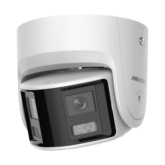 DS-2CD2346G2P-ISU/SL(C) [PROTECCIÓN ACTIVA] Turret IP 4 Megapixel / 2 Lentes de 2.8 mm (Imagen Panorámica 180°) / 30 mts IR / Exterior IP67 / Luz Intermitente y Alerta de Audio / Audio Bidireccional / ACUSENSE / WDR 120 dB / Micro SD