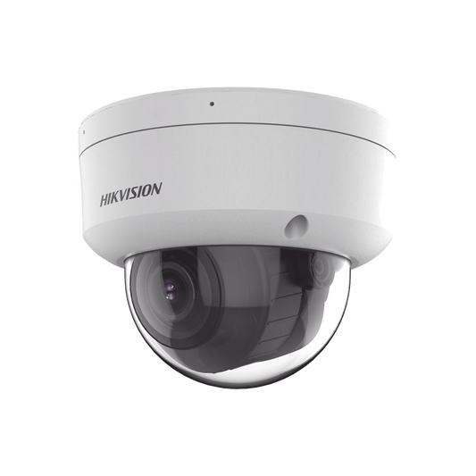 DS-2CD2723G2-LIZS2U [Dual Light + 2 Micrófonos Integrados] Domo IP 2 Megapixel / Lente Mot.  2.8 A 12 mm / 40 mts Luz Blanca + 40 mts IR) / ACUSENSE / Exterior IP67 / IK10 / WDR 120 dB / PoE / ONVIF / Alarmas I/O / Micro SD / Metal / ACUSEARCH