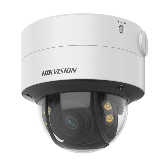 DS-2CD2747G2T-LZS(C) Domo IP 4 Megapixel  Lente 2.8 a 12 mm / Imagen a Color 24/7 (ColorVu) / 40 mts Luz Blanca / WDR 130 dB / Exterior IP67 / IK10 / Captura Facial / ACUSENSE / Micro SD / ACUSEARCH