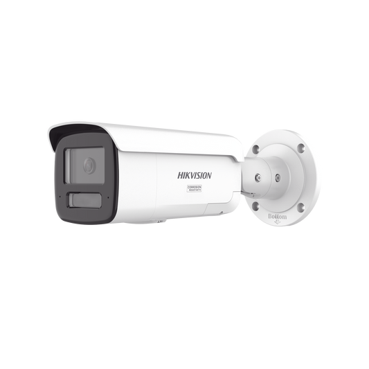 DS-2CD2T47G3-LIY - [Dual Light + ColorVu 3.0 + HikAI] Bala IP 4 Megapixel / Lente 4 mm / 60 mts IR + Luz Blanca / Exterior IP67 / WDR 130 dB / ACUSENSE 3.0 / Metal / NEMA 4X / ACUSEARCH