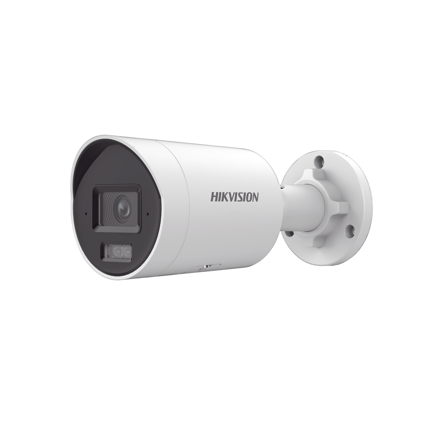 DS-2CD3087G3-LIU - Bala IP 8 Megapixel (4K) / Imagen a Color 24/7 / Lente 2.8 mm / Luz Blanca 40 mts / Exterior IP67 / WDR 130 dB / Entrada y Salida de Audio y Alarma / Captura Facial / ONVIF / Micro SD / Micrófono Integrado