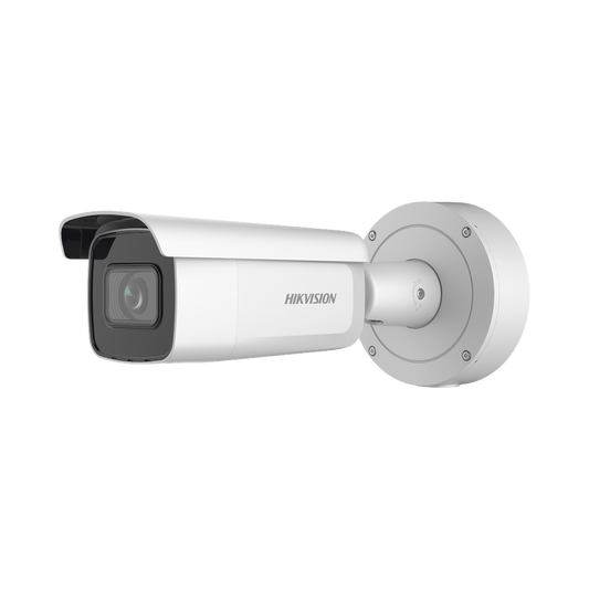 DS-2CD3646G2T-IZS/7(H) Bala IP 4 Megapixel / Lente Mot. 7 a 35 mm / 80 mts IR EXIR / Exterior IP67 / IK10 / WDR 120 dB / PoE + / MicroSD / 4 Analíticos: AcuSense, Deteccion Facial, Conteo de Personas por Cruce y Zona