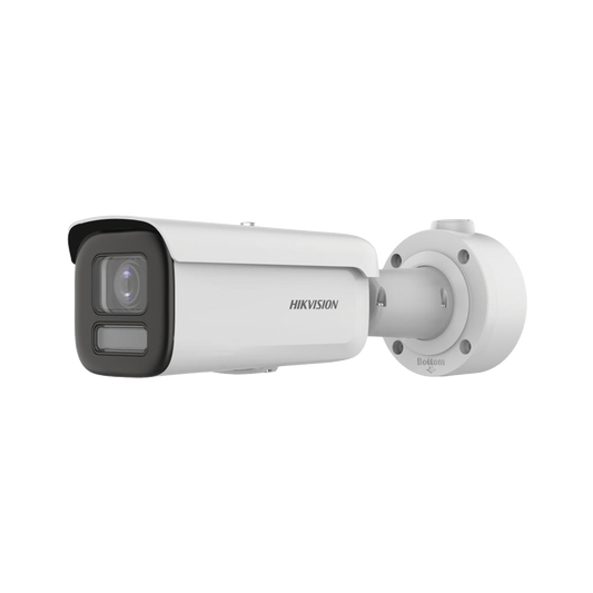 DS-2CD3T86G2H-LISU Bala IP 8 Megapixel / Lente 4 mm / Dual Light (60 mts IR + 60 mts Luz Blanca ) / Darkfighter S / Exterior IP67  / WDR 130 dB / 4 Analíticos: AcuSense, Deteccion Facial, Conteo de Personas por Cruce y Zona