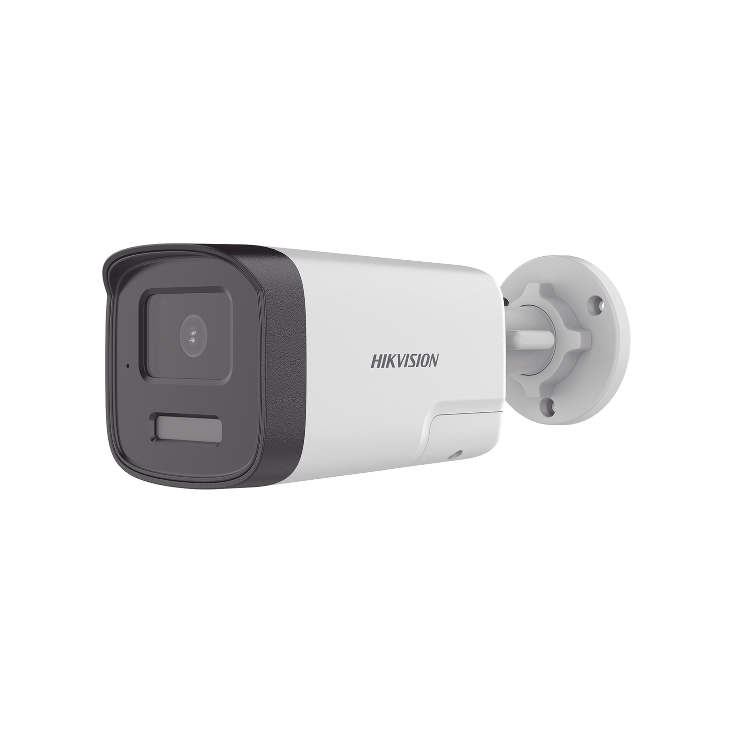 DS-2CE17D0T-LTS [Audio Bidireccional + Dual Light + ColorVu] Bala TURBOHD 2 Megapixel (1080p) / Lente 3.6 mm / 40 mts IR EXIR + 40 mts Luz Blanca / Micrófono y Bocina Integrado / Exterior IP67 / dWDR